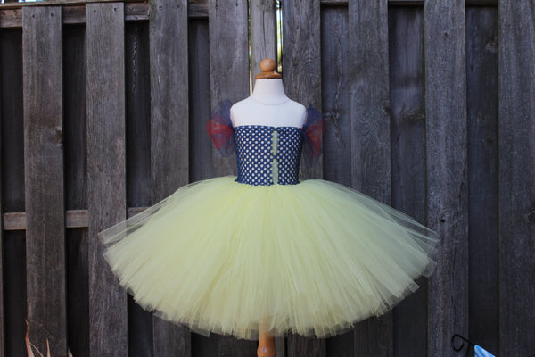 Snow White Tutu Dress Costume - JTF15062 - Fully lined top sizes 4T and up