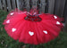 Simple Love Tutu, Red Valentine's Day Tutu, Valentine's Day Tutu, Valetine's Tutu, Heart Tutu