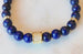 Lapis Lazuli and Gold Bracelet