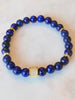 Lapis Lazuli and Gold Bracelet