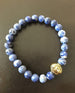 Sodalite Lion Head Bracelet, Sodalite Lion Head Bracelet, Sodalite Lion Head Mala, Sodalite Mala, Mens Sodalite Mala, Mala