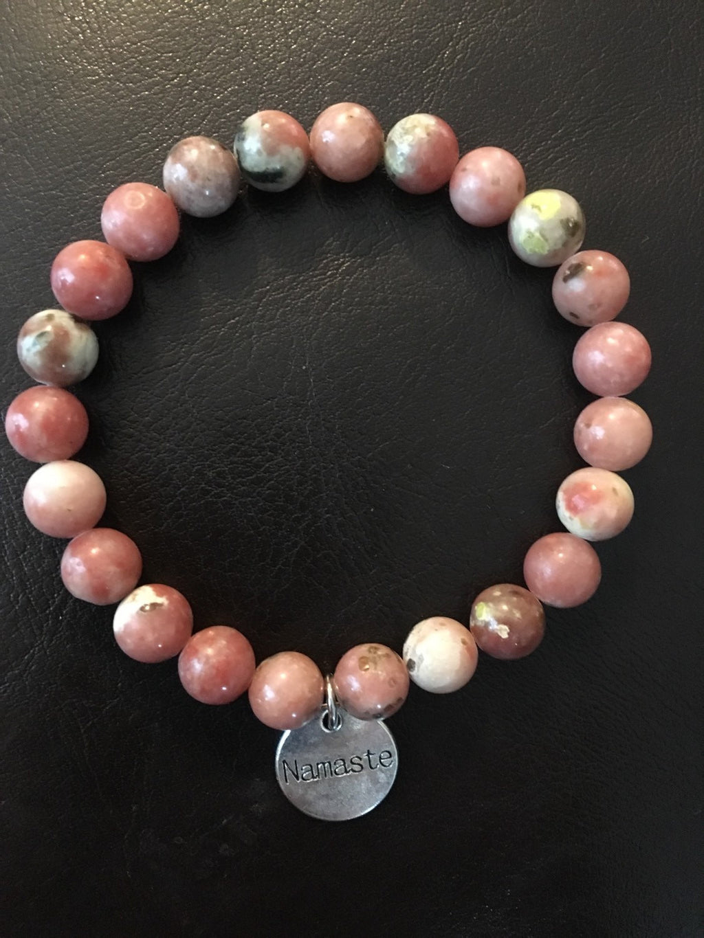 Jasper Stackable Namaste Bracelet