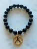 Negativity Defense Bracelet - Black Onyx Eiffel Tower Bracelet