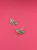 silver dragonfly earrings