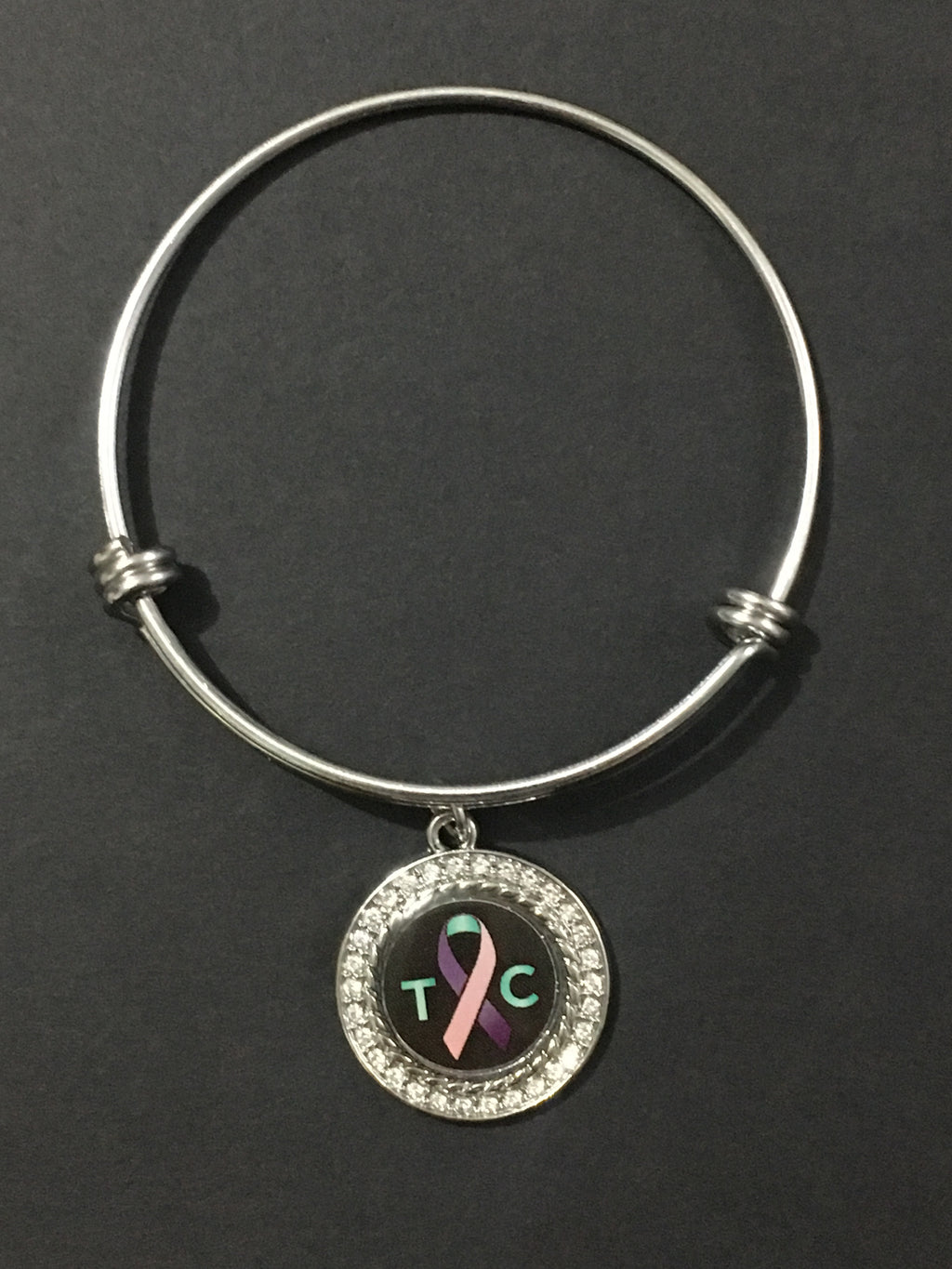 Thyroid Cancer Awareness Bangle