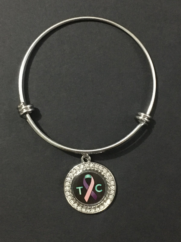 Thyroid Cancer Awareness Bangle