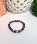 Amethyst and Pave Bracelet