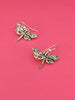 silver dragonfly earrings