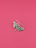 silver dragonfly earrings